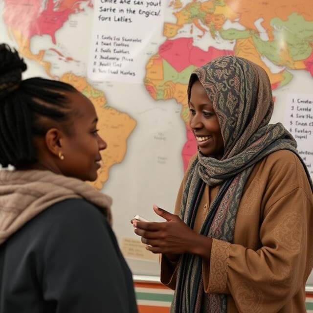 South African English language support