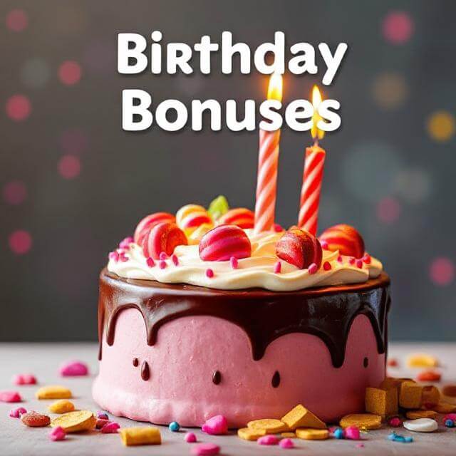 Birthday bonus VIP rewards